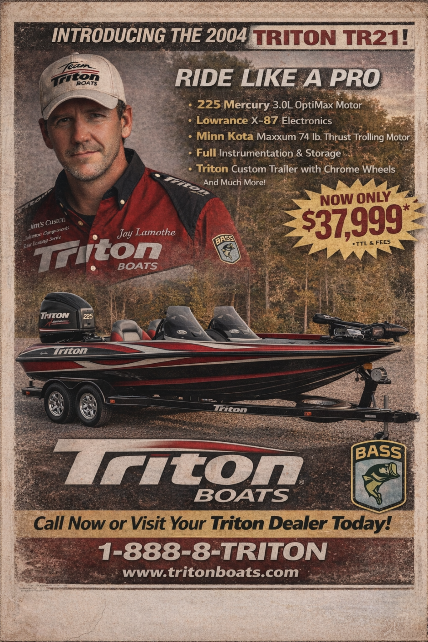 Jay Lamothe Triton ad